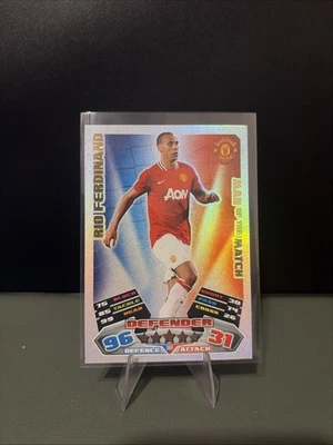 Rio Ferdinand Man Of The Match - Match Attax 2011/2012 - Manchester United - Image 1 of 2