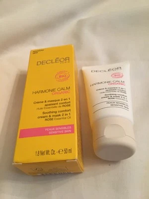 DECLEOR HARMONIE CALM ORGANIC 2 IN 1 SOOTHINGCREAM + MASK SENSITIVE SKIN 50ML - image 1 of 4