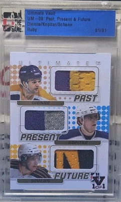 08-09 ITG Ultimate Vault Kopitar / Dionne / Schenn Past, Present & Future #1/1 - Image 1 of 4