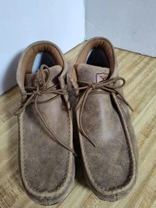 Mujer Twisted X Chukka Driving Moc Talla 7.5 Excelente Estado Ligeramente Usado Original $124 - Imagen 1 de 8