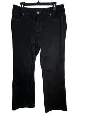 Chicos Pantalones Vaqueros Vaqueros Negro Lavado Mujer 1.5 Tobillo Pierna 12 S (15) Foto 1 de 4