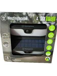 Westinghouse 2 Pack 1200 Lumen Solar Motion Activated Pre-Linked Wall Lights - Picture 1 of 5