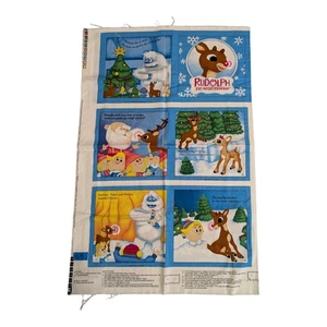 Panel de libro de tela de algodón VIP Cranston Rudolph el reno nariz roja corte y costura - Imagen 1 de 6