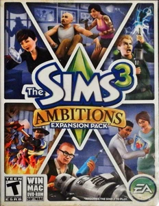 The Sims 3: Ambitions, Electronic Arts PC Game, rated T, Win/Mac GOOD - Picture 1 of 4