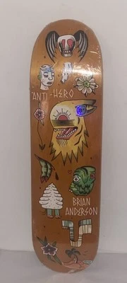 Tabla de skate Nos Brian Anderson Anti Hero A Grape Dope Deck John Herndon 8.5 Foto 1 de 4