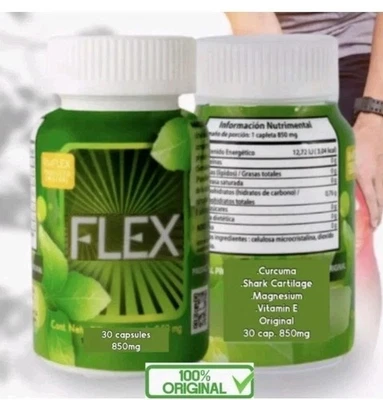 (1) Joint Flex Support, Turmeric MSM, Collagen, Vitamin E, 30 cap 850mg. - Image 1 of 2