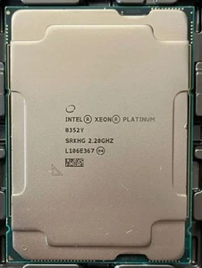 Processeurs serveur Intel Xeon Platinum 8352Y CPU 2,2 GHz 32 cœurs 64 threads LGA-4189 - Photo 1/1