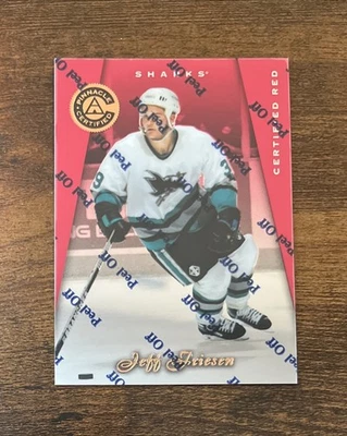 1997-98 Pinnacle Certified Certified Red Jeff Friesen #81 San Jose Sharks - Image 1 of 2