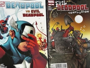 Two Deadpool Comics Marvel Issue 48-49 Evil Deadpool Conclusion - Picture 1 of 1