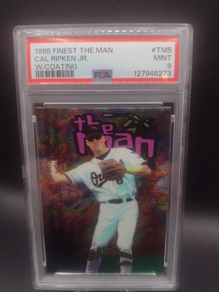 1998 Finest The Man Cal Ripken Jr с покрытием #TM5 как новый 9 - Изображение 1 из 2