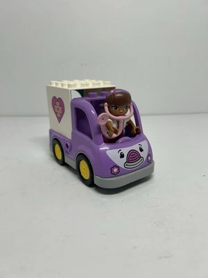 Duplo 紫色兽医博士 DOC MCSTUFFINS 带辅助交叉医疗人偶救护车厢 — 第 1/4 张图片