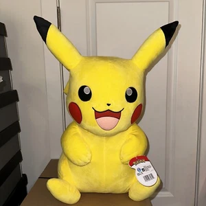 Pokemon Pikachu 24" Inch Plush Stuffed Animal Toy Official Licensed Jazwares - Picture 1 of 2