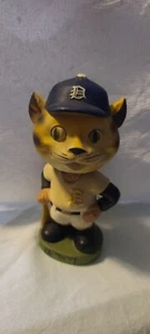 Vintage RARE Baseball Detroit Tigers Mascot Bobble Hard Nodder Green Base 1962 - Picture 1 of 18