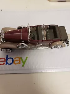 FRANKLIN MINT 1/24 1930 Duesenberg J Red Eggshell Diecast Precision Model No box - Picture 1 of 7