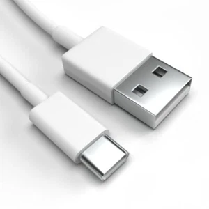 Für Samsung Huawei Handy Schnell ladekabel Ladekabel USB Typ C Datenkabel weiß - Afbeelding 1 van 2