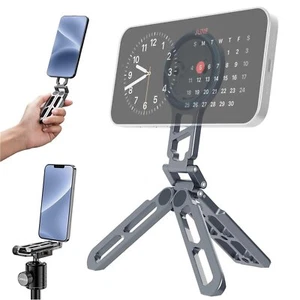 Tripod Mount Magnetic Pocket Phone Holder Foldable Handheld Holder for IPhone - Picture 1 of 7