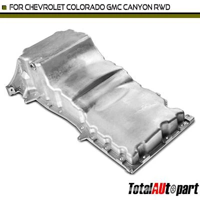 Pan de aceite del motor para Chevy Colorado GMC Canyon 2004-2012 3,5 L 3,7 L 12600498 tracción trasera Foto 1 de 4