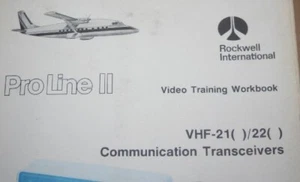 Rockwell Collins VHF-21/22 Comm Transceiver Video Training Workbook - Picture 1 of 2