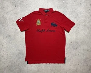 Vintage 90s Polo T-Shirt Polo Ralph Lauren Luxury Big Logo - Picture 1 of 8