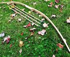 55/60lb You-Finish 71" Hickory Longbow & Arrow Combo - Ringing Rocks Archery