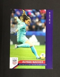 Alyssa Naeher 2019 Panini Instant USWNT Women's Soccer Card /67 World Cup 6/20 - Picture 1 of 2