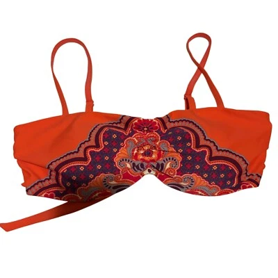 Top de traje de baño para mujer Prana Cosima en coral talla XL NUEVO CON ETIQUETAS Foto 1 de 3