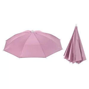 Umbrella Hat 2 Pack 20 Inch Folding Sun Rain Cap Hands Free Fishing Umbrella ... - Picture 1 of 6