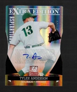 TYLER ANDERSON--2011 Autografo Donruss Elite (030/100)--Los Angeles Angels - Foto 1 di 2
