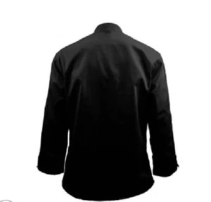 Long Sleeve Chef Coat w Knotted Buttons Thermometer Pocket Stain Resistant 1032 - Picture 1 of 14