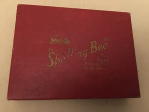 Juego de cartas vintage. Spelling Bee. Waddy Productions. Completo. Reglas franqueo gratuito - Imagen 1 de 9