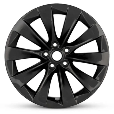 Подлинное оригинальное колесо для заднего обода из угольного сплава 20 дюймов Tesla Model X 2016-2021 годов выпуска - Изображение 1 из 4