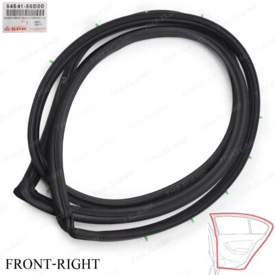Front Right Door Rubber Seal Weatherstrip For Suzuki Vitara 4 Door 1991 - 1998 - Image 1 of 4