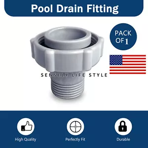 Swimming Pool Drain Fitting Hose Adapter Compatible with Coleman P6 Pool P6A1420 - Picture 1 of 6