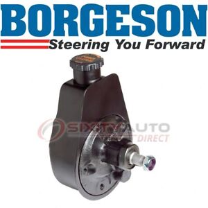 Borgeson Power Steering Pump for 1962-1968 Chevrolet Chevy II 2.5L 3.2L 3.8L rh
