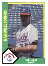 1990 Nashville Sounds CMC #8 Rob Lopez