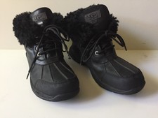 UGG Adirondack Boots-Sz 9.5 US Damen-EU 40 schwarz Lammfell 6 Auge