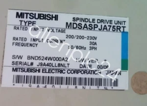 Mitsubishi MDSASPJA75RT SERVO DRIVER MDSASPJA75RT New FedEx or DHL - Afbeelding 1 van 1