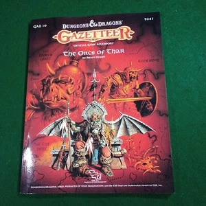 The Orcs of Thar Gazetteer BASIC Dungeons Dragons Softcover - Picture 1 of 7