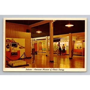 Postal de colección Museo Americano de Energía Atómica años 50 Oak Ridge TN publicada '62 - Imagen 1 de 2