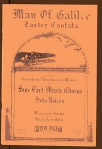 MAN OF GALILEE Easter Cantata 4 part mixed chorus &solo vintage sheet music 1950 - Picture 1 of 1