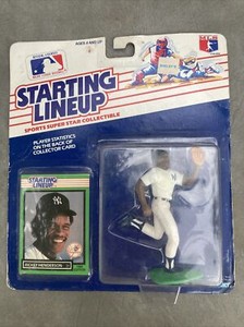 RICKEY HENDERSON New York Yankees Starting Lineup SLU 1989 Action Figure & Card