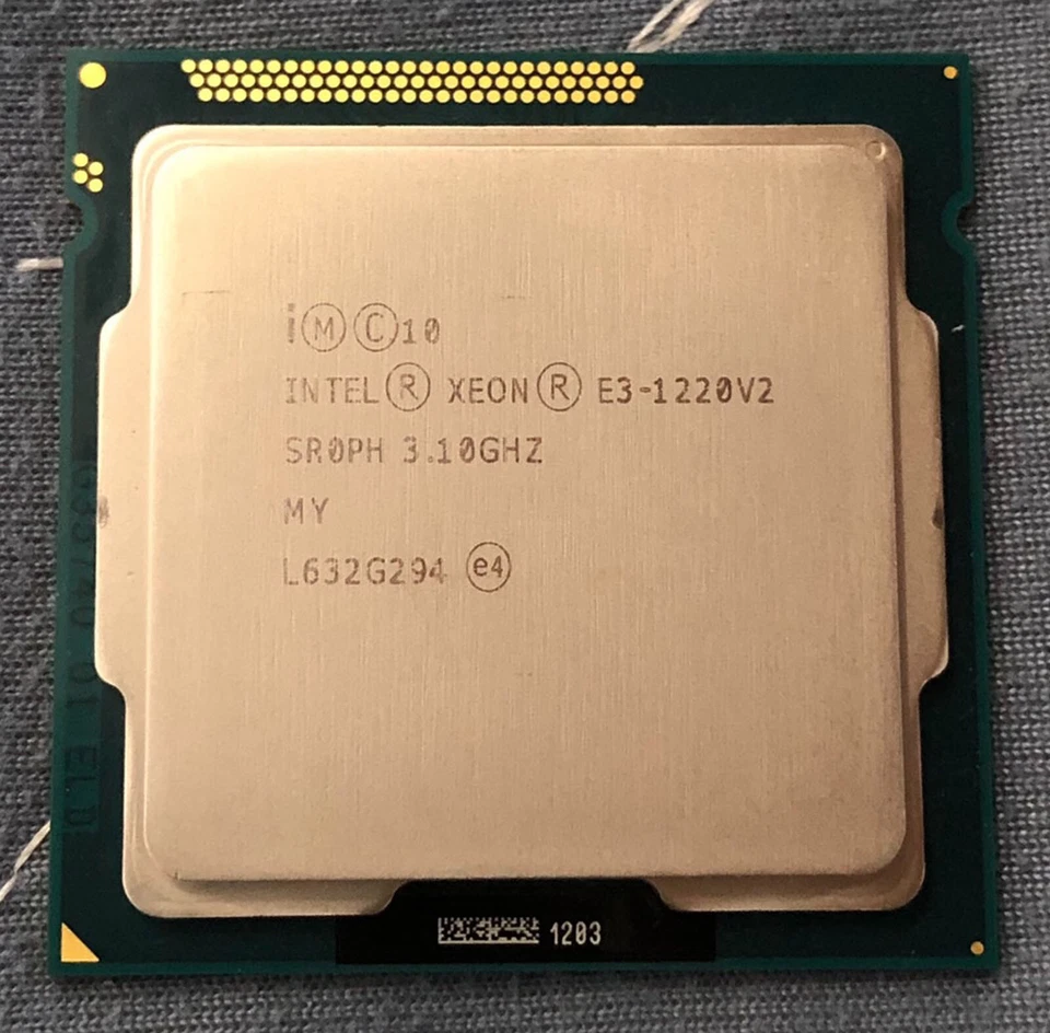 Intel Xeon E3-1220 V2 SR0PH 3.10GHz 8MB 4-core 69W LGA-1155 CPU processor - Image 1 of 1