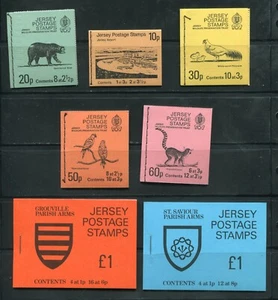7 Jersey Stamp Booklets From the 1970s MNH - Picture 1 of 4