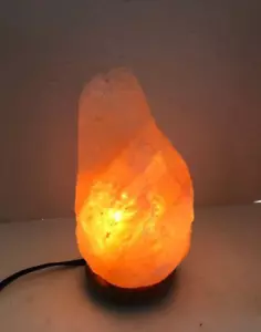 Natural Himalayan Crystal Salt Lamp Air Purifier 6 Lbs Dimmer Control Glow Cryst - Picture 1 of 5