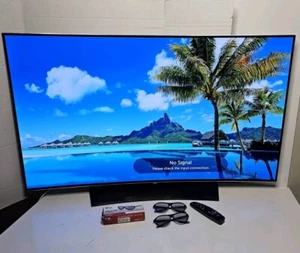 LG OLED55C6P Curved 3D UHD 4K OLED TV HDR HDR10 Dolby Vision EXCELLENT Condition - Picture 1 of 16