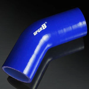UPGR8 4-PLY 2.25'' High Performance Blue 45 Degree Coupler Silicone Hose 57MM ID - Picture 1 of 1