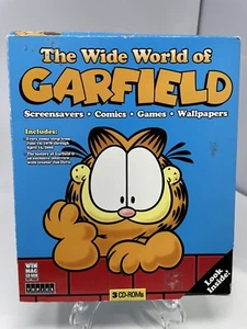 2005 Wide World of Garfield Screensavers, Comics, Games & More - PC CD ROM PACK - Picture 1 of 7