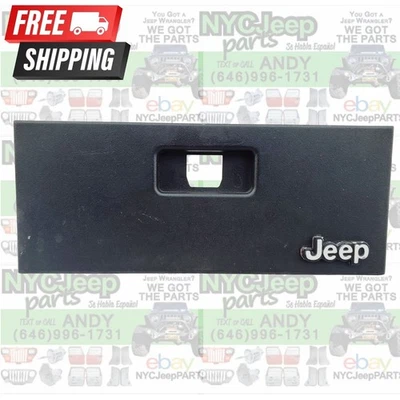 Jeep Wrangler YJ 1987-1995 Glove Box Glovebox Door With Good Hinge Jeep Logo - Image 1 of 4