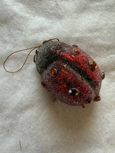 Cody Foster Style Lady Bug Beaded Jewel Ornament Gems Large Insect Lover! - Picture 1 of 7