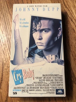 Cry Baby (VHS) 1980s 1990s JOHNNY DEPP Rockabilly Musical Foto 1 de 4